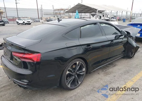 2025 Audi S5 Sportback Premium Tfsi Quattro Tiptronic из США, поврежденный, VIN WAUC4CF58SA002420